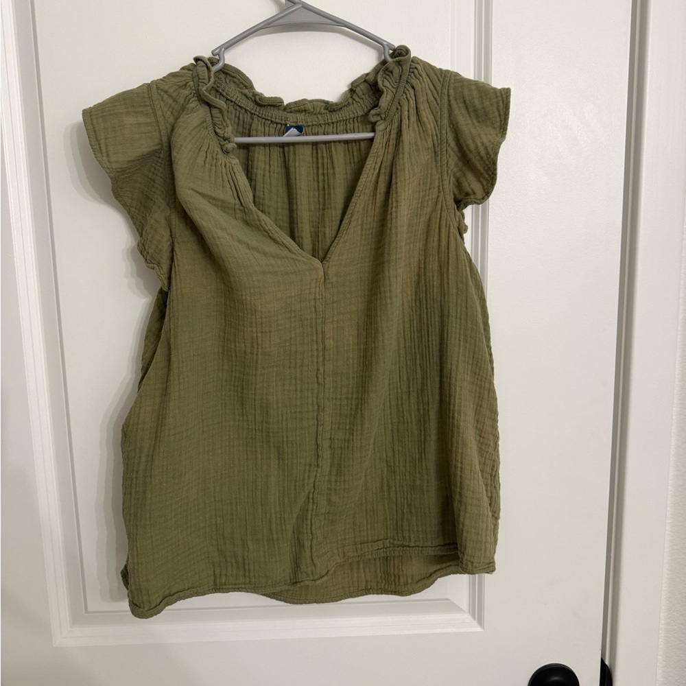 Old Navy Sage Green Women's Blouse